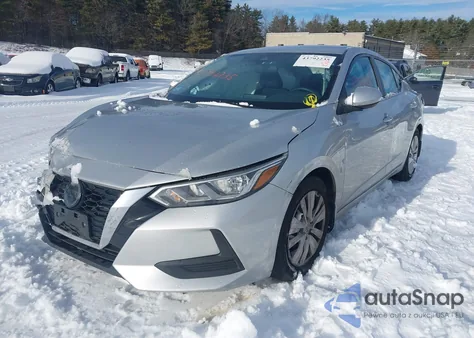 2020 Nissan Sentra S Xtronic Cvt из США, поврежденный, VIN 3N1AB8BV5LY277861